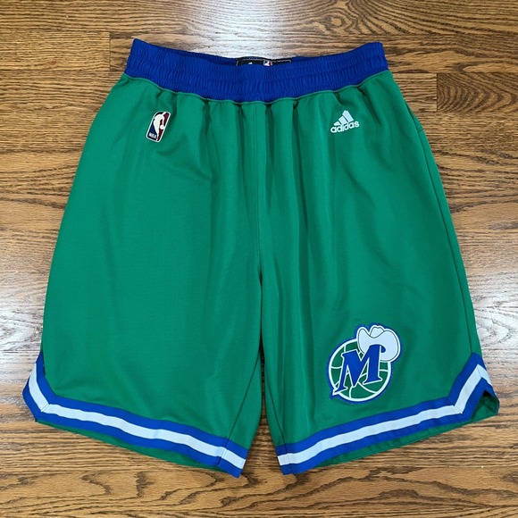 adidas Other - Adidas NBA Dallas Mavericks Basketball Shorts Green Blue Mens Large 903PA 15